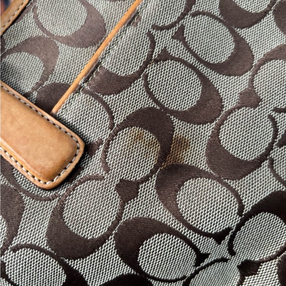 Coach Brown and Tan Signature Backpack and Wallet Set - Picture 3 of 3